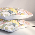 Pineapple wedges on rose bushes P Pillow Sham Gallery Image 3