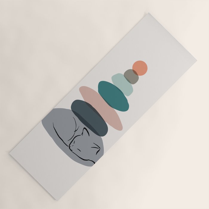 Cat Landscape 58 Yoga Mat Gallery Image 1