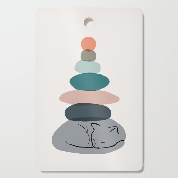 Cat Landscape 58 Cutting Board Gallery Image 1