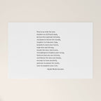 My Wish For You, Ralph Waldo Emerson Quote.  Welcome Mat Gallery Image 1