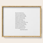 My Wish For You, Ralph Waldo Emerson Quote.  Serving Tray Gallery Image 1
