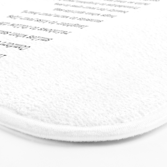 My Wish For You, Ralph Waldo Emerson Quote.  Bath Mat Gallery Image 3