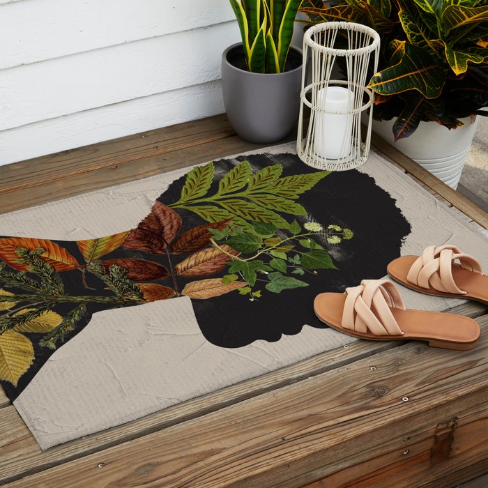 Botanical Portrait Outdoor Rug Gallery Image 2