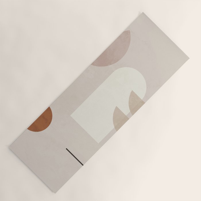 Abstract Minimal Shapes 21 Yoga Mat Gallery Image 1