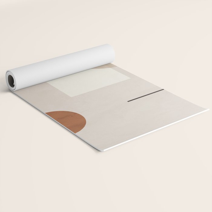 Abstract Minimal Shapes 21 Yoga Mat Gallery Image 2
