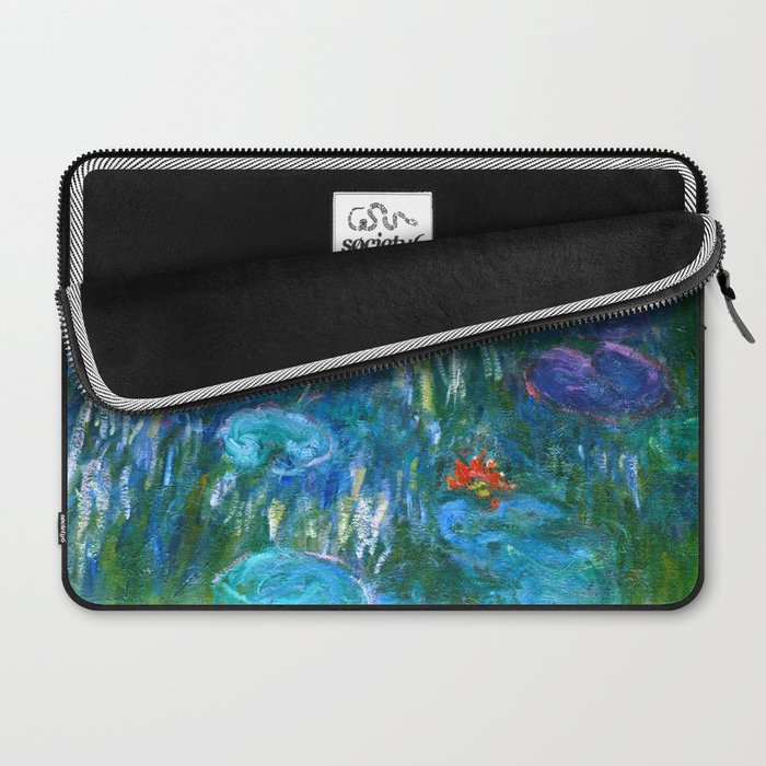 Claude Monet "Water Lilies" (16) Laptop Sleeve Gallery Image 2