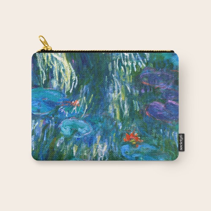 Claude Monet "Water Lilies" (16) Carry All Pouch Gallery Image 1