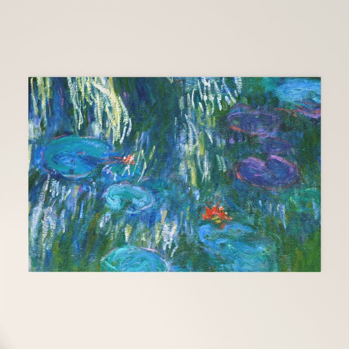 Claude Monet "Water Lilies" (16) Welcome Mat Gallery Image 1