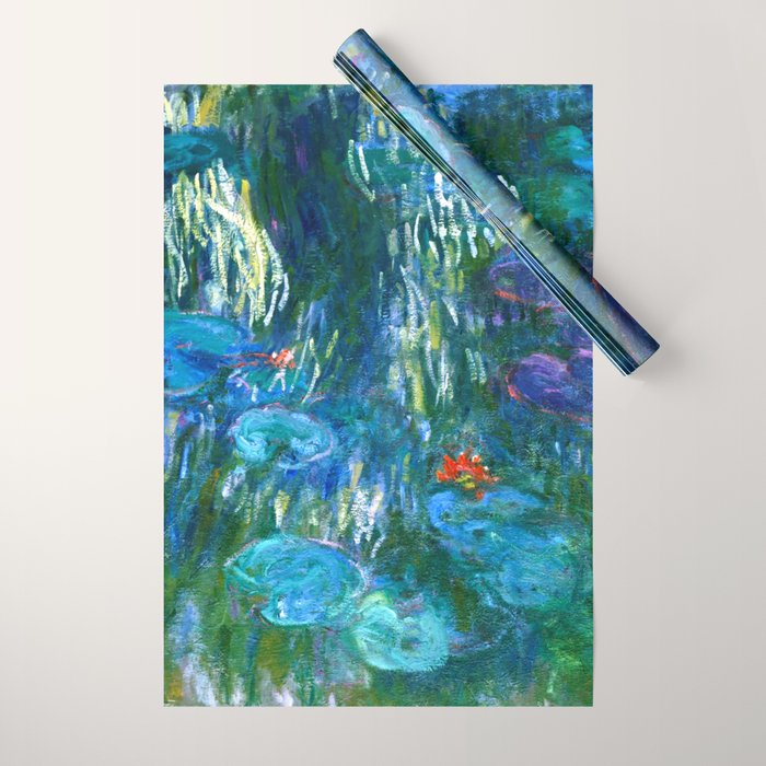 Claude Monet "Water Lilies" (16) Wrapping Paper Gallery Image 1