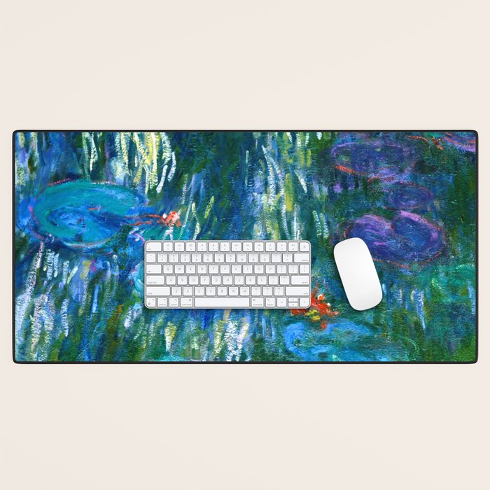 Claude Monet "Water Lilies" (16) Desk Mat Gallery Image 1