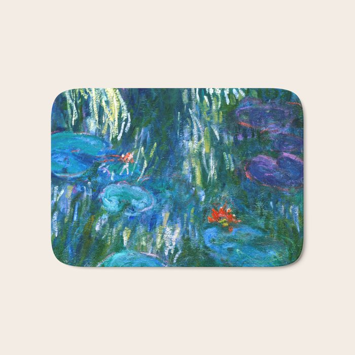 Claude Monet "Water Lilies" (16) Bath Mat Gallery Image 1