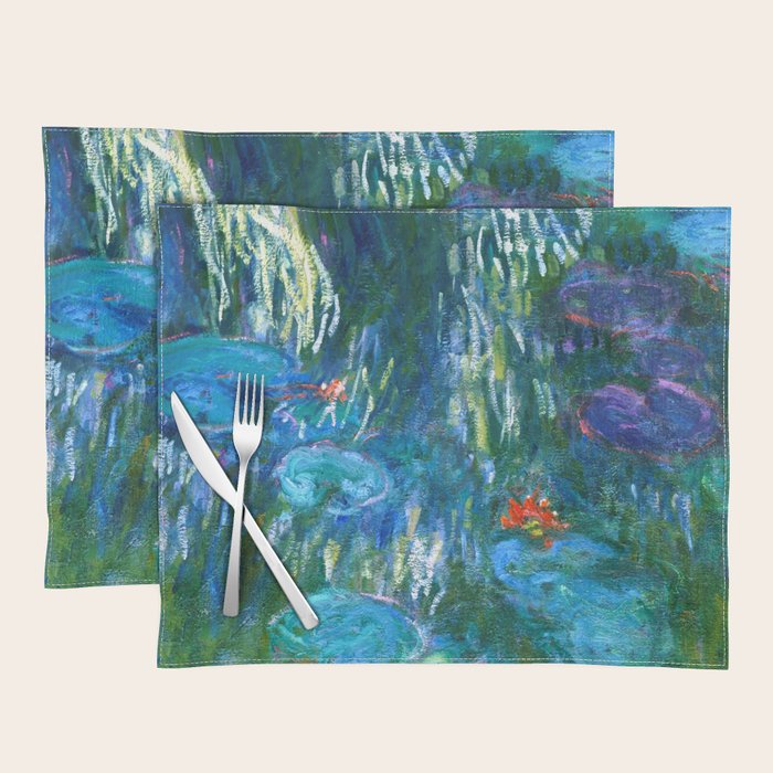 Claude Monet "Water Lilies" (16) Placemat Gallery Image 1