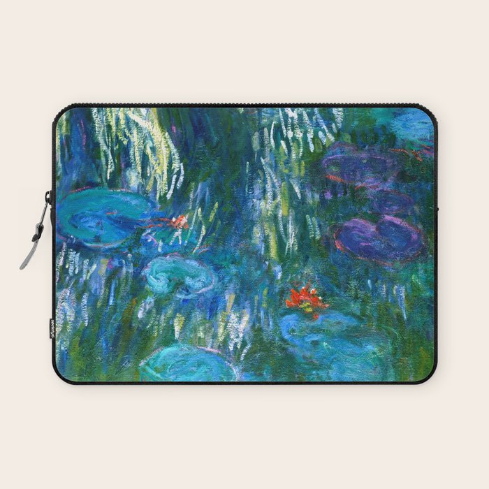 Claude Monet "Water Lilies" (16) Laptop Sleeve Gallery Image 1