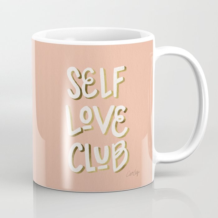 Self Love Club - Blush & Gold Palette Coffee Mug Gallery Image 1