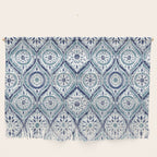 Azure Medallion Motif Wall Hanging Gallery Image 1