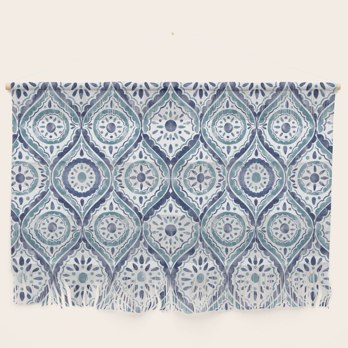 Azure Medallion Motif Wall Hanging Gallery Image 1
