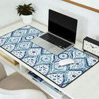 Azure Medallion Motif Desk Mat Gallery Image 2