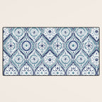 Azure Medallion Motif Desk Mat Gallery Image 3
