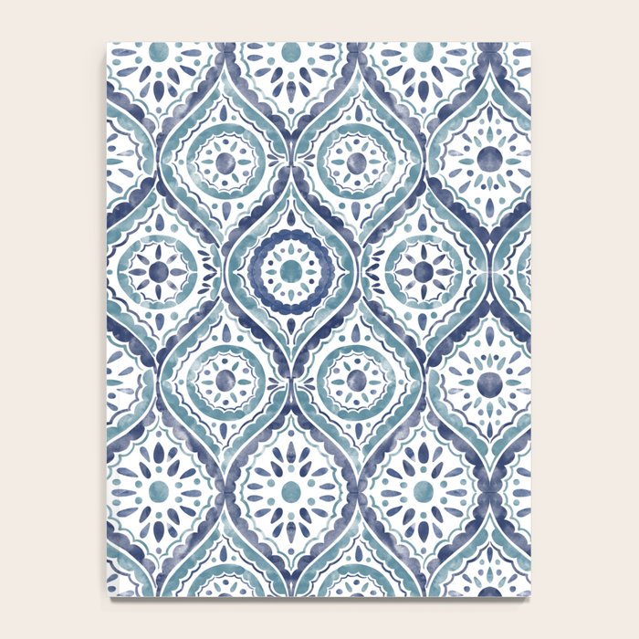 Azure Medallion Motif Notebook Gallery Image 4