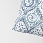 Azure Medallion Motif Pillow Sham Gallery Image 4