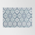 Azure Medallion Motif Rug Gallery Image 2