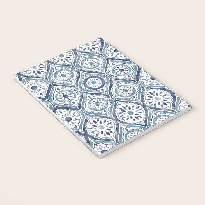 Azure Medallion Motif Notebook Gallery Image 3