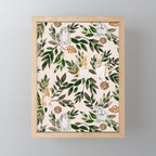 Rabbits in the green forest Mini Art Print Gallery Image 1