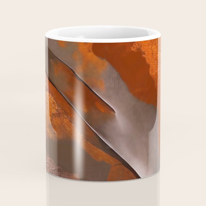 Rust and Metal Japandi Art Coffee Mug Gallery Image 4