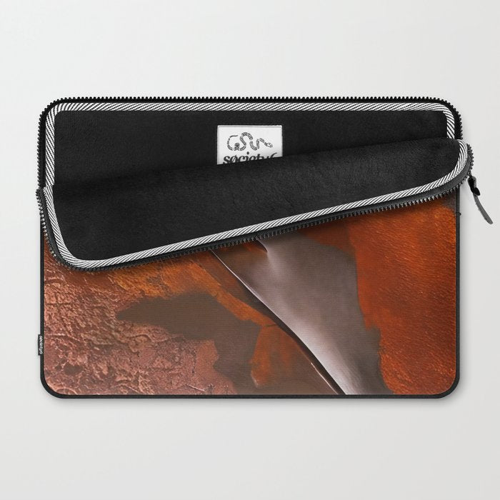 Rust and Metal Japandi Art Laptop Sleeve Gallery Image 2
