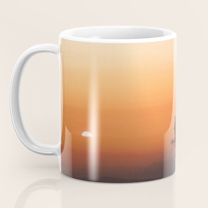 Fishing In The Clouds (Surreal Collage) Coffee Mug Gallery Image 3