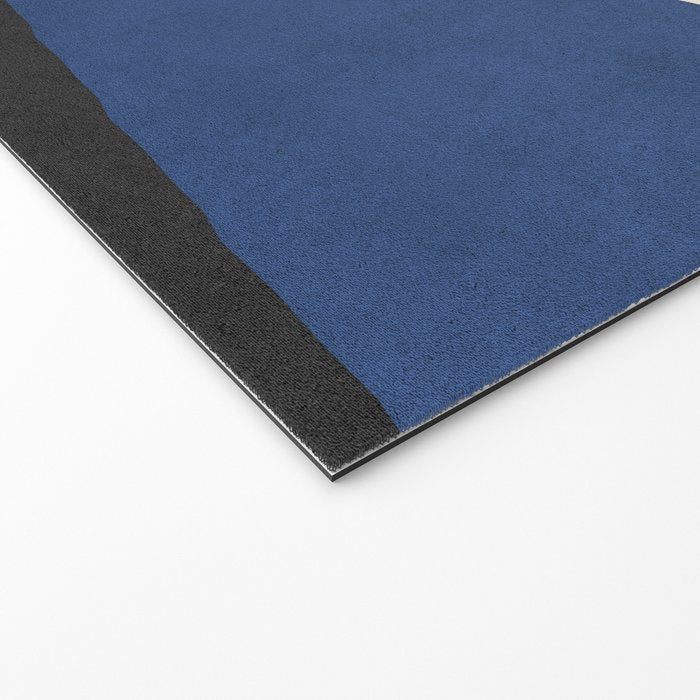 Graphic Edge Shapes - Bleu Navy Welcome Mat Gallery Image 2
