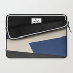 Graphic Edge Shapes - Bleu Navy Laptop Sleeve Gallery Image 2