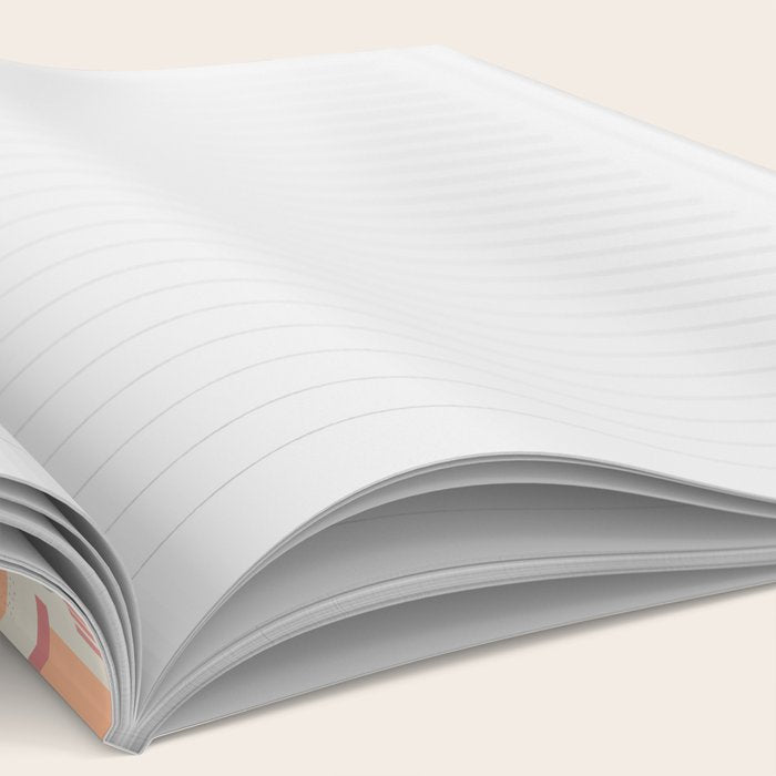 Playful geometric stripes C Notebook Gallery Image 2