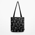 Wildflowers and vases in dark background Tote Bag Gallery Image 2