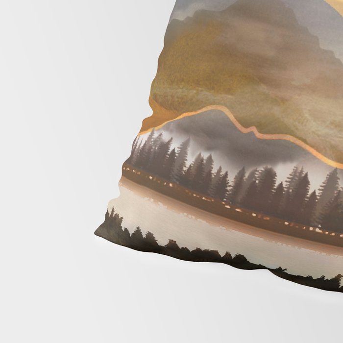 Pure Wilderness at Dusk Pillow Sham Gallery Image 4