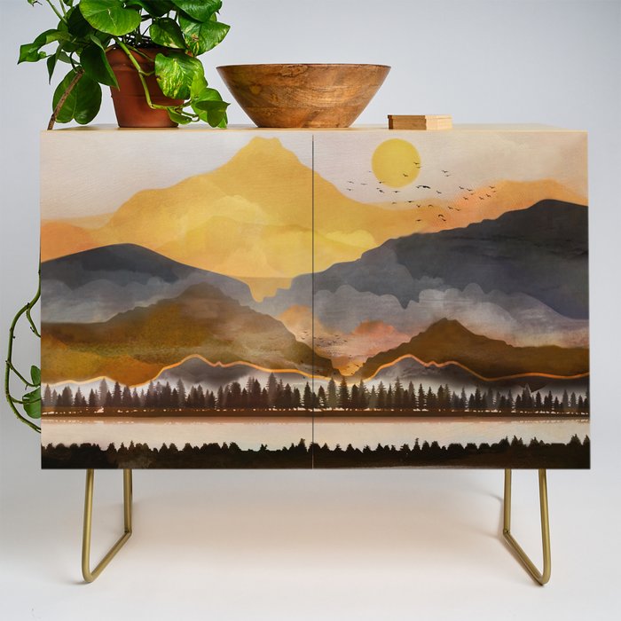 Pure Wilderness at Dusk Credenza Gallery Image 1