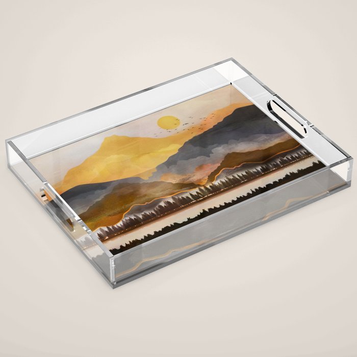 Pure Wilderness at Dusk Acrylic Tray Gallery Image 1