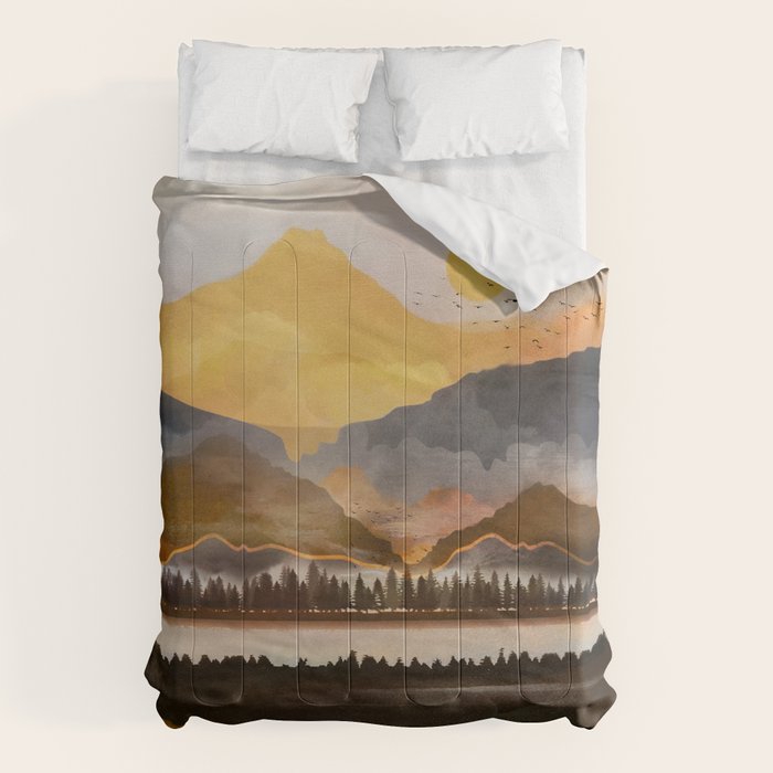 Pure Wilderness at Dusk Comforter Gallery Image 1