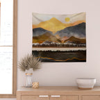 Pure Wilderness at Dusk Wall Tapestry Gallery Image 2