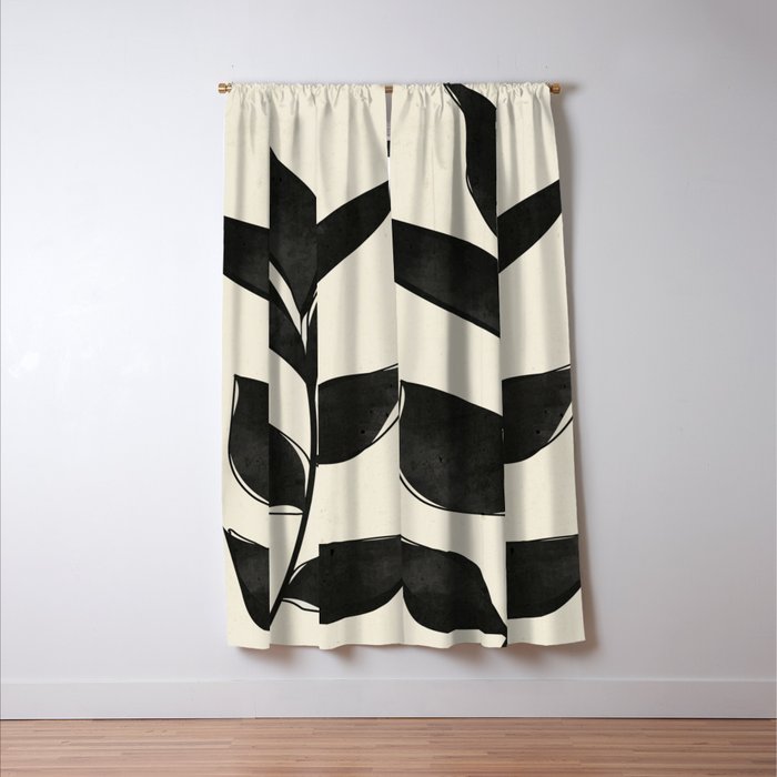 minimal plant 11 Window Curtain Gallery Image 3