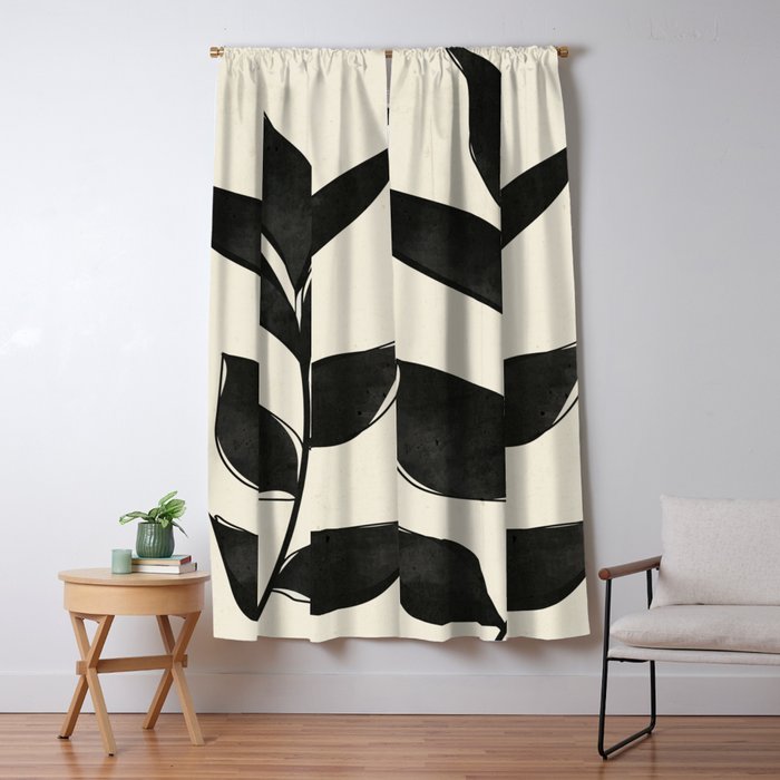 minimal plant 11 Window Curtain Gallery Image 5