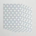 Midcentury Modern Atomic Starburst Pattern in Gray Wrapping Paper Gallery Image 3