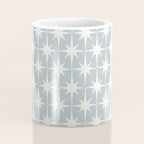 Midcentury Modern Atomic Starburst Pattern in Gray Coffee Mug Gallery Image 4
