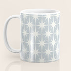 Midcentury Modern Atomic Starburst Pattern in Gray Coffee Mug Gallery Image 3