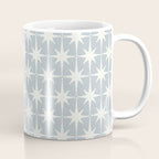 Midcentury Modern Atomic Starburst Pattern in Gray Coffee Mug Gallery Image 1