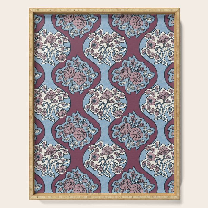 Antique Floral Beauty PB Serving Tray Gallery Image 1