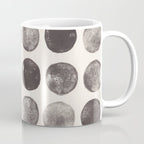 Linocut Circle Pattern Coffee Mug Gallery Image 1