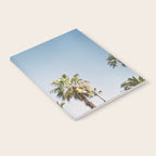 Palmtrees in Barcelona Europe | Blue Sky, Green Palm Trees Tropical vibe Notebook Gallery Image 2