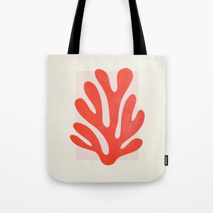 Jazz Leaf: Matisse Edition | Mid Century Series Tote Bag Gallery Image 1