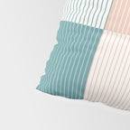 Color Block Line Pattern XIII Pillow Sham Gallery Image 4